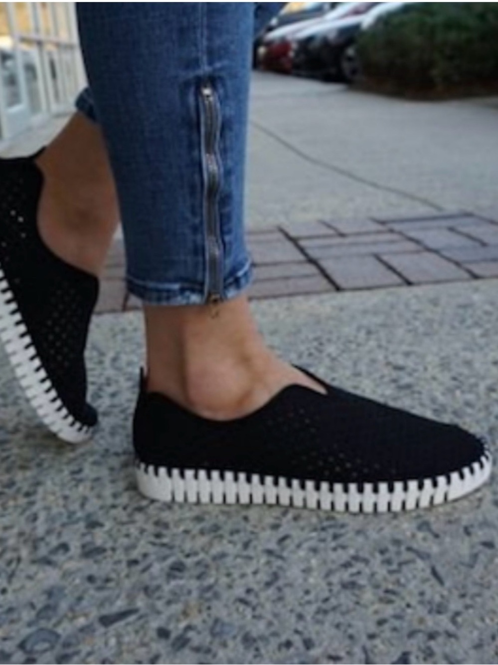Ilse Jacobsen Hornbak Tulip Flat Shoes Black Women's US 7.5-8/ EU 38EUC